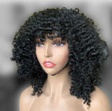 Curly Afro fringe